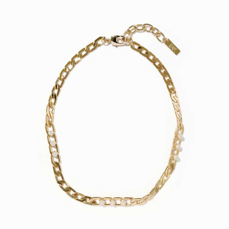Pearl-Mixed Chain Bracelet（SILVER） | EMPATHY ALL PEOPLE.
